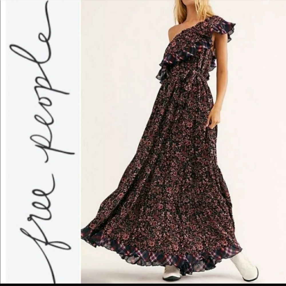 Free People What About Love Peasant Maxi Dress